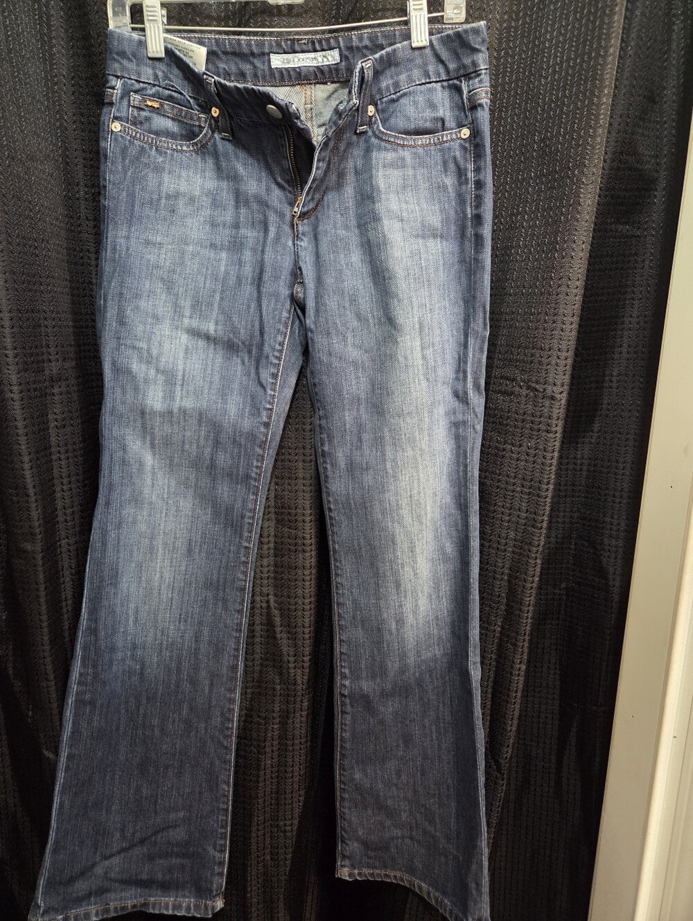 Joe's Jeans Dark Blue Flare & Wide Leg Jeans Fit: Provocateur Size 25